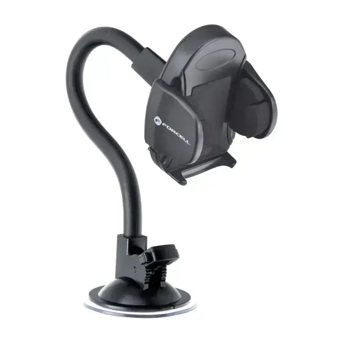 Car phone holder Forcell F-Grip Oval 27 cm windshield / dashboard / air vent black Photo 4
