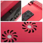 Desk for laptop uniwersal adjustable with cooling YL-803 red Фото 6
