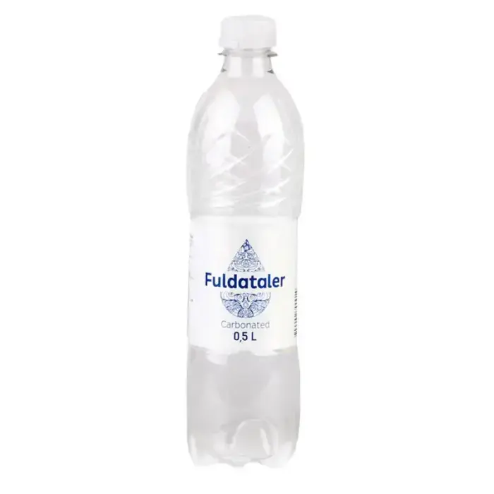 Galda ūdens FULDATALER gāzēts, PET, 0.5l Foto 2