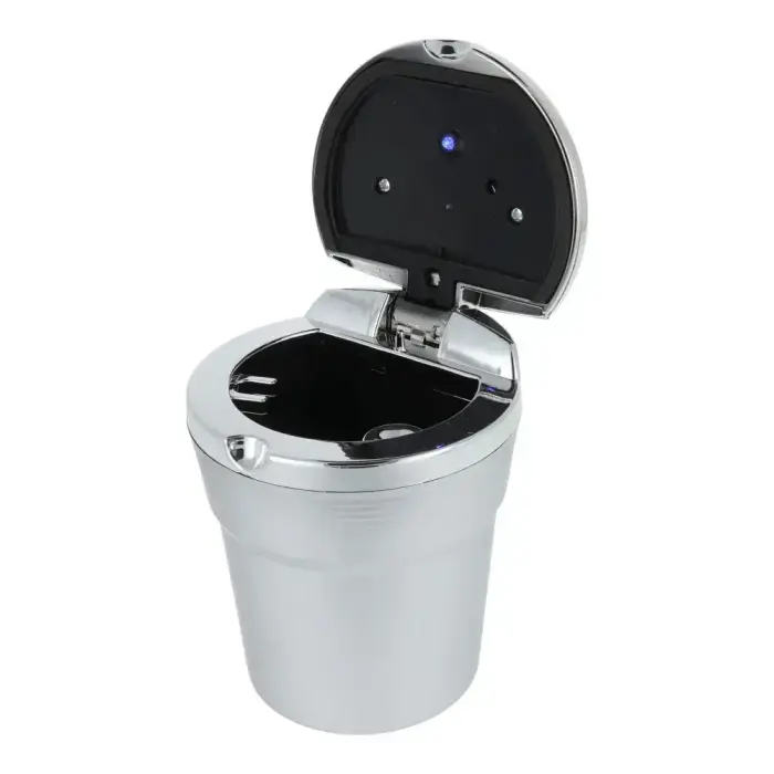 Car ashtray CHROM silver Foto 2