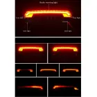 Rockbros LKWD-R1 Rear Bike Light with Laser and Remote Control + Micro USB - USB-A Cable - Black Foto 4