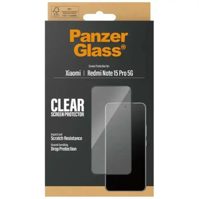 Szkło hartowane PanzerGlass Ultra-Wide    Fit do Xiaomi Redmi Note 15 Pro 5G Foto 4