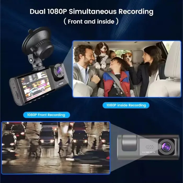 Car Dash Cam DVR-06 2,0 inches + rear camera Photo 5
