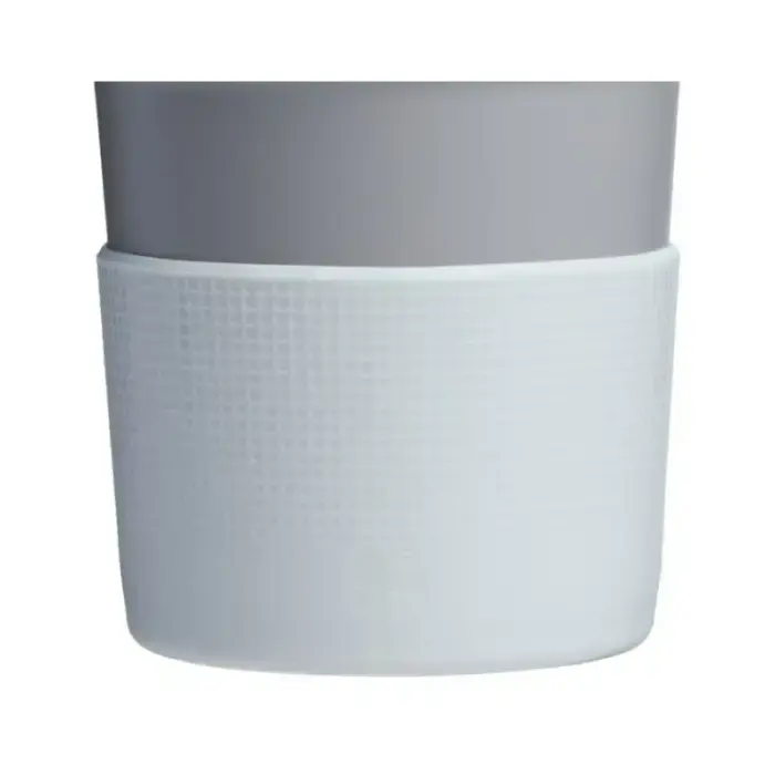 Aizsargpārvalka un salmiņu vāciņu 2 gab. komplekts termokrūzēm 0,89L/0,59L The Quencher Boot + Straw Topper gaiši balts  Foto 2