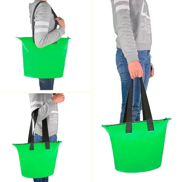 11L PVC waterproof bag - green Foto 4