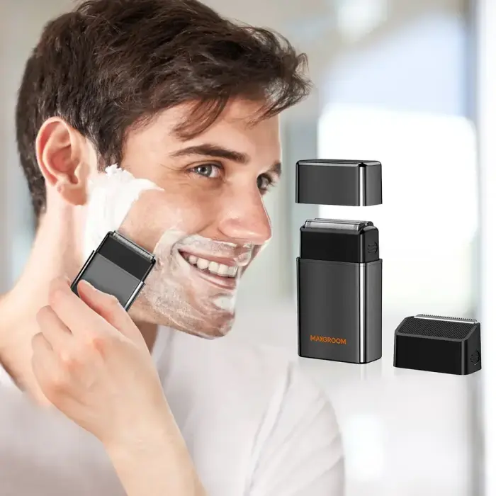 MAXGROOM M-5580 2-in-1 Electric Shaver - Black Foto 5