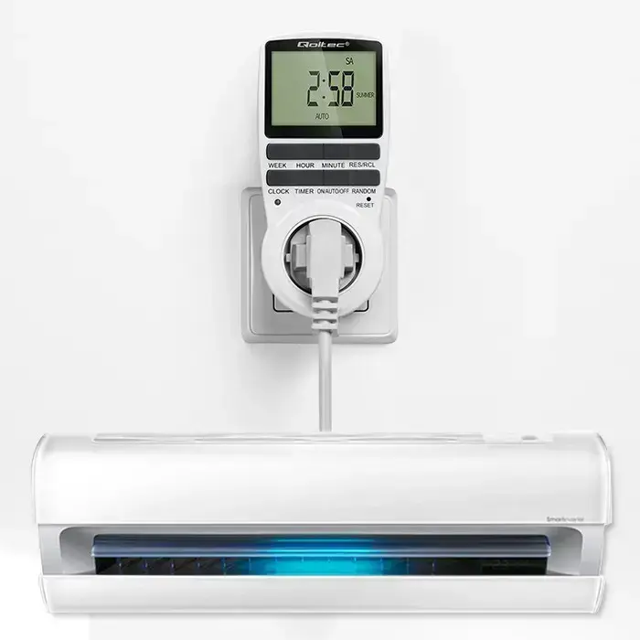 Qoltec Electronic Timer PC0628 | 3680W | 16A | LCD Фото 4