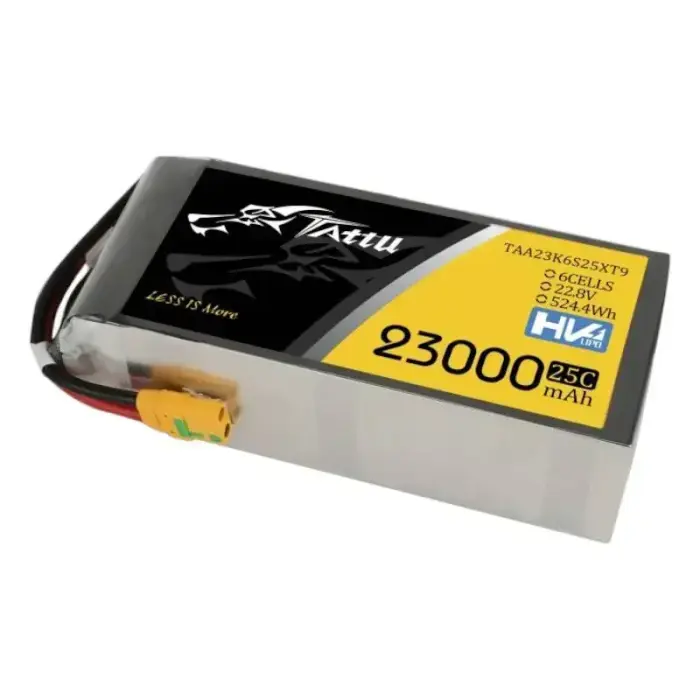 Tattu 23000mAh 22.8V 25C 6S1P Lipo Battery Pack With XT90-S Фото 3