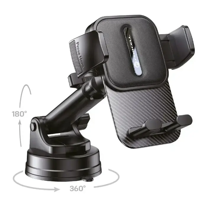 Car phone holder Forcell F-Grip Guardian windshield / dashboard black Photo 3