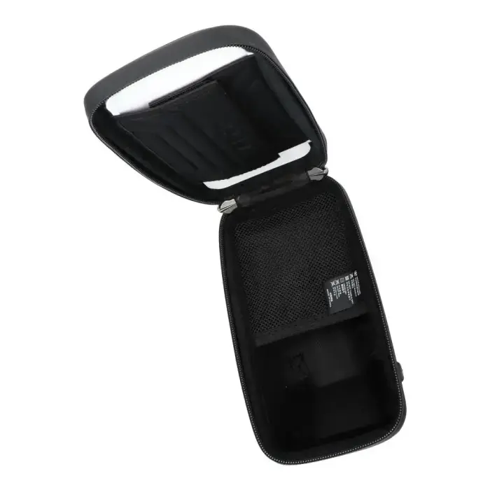 WILDMAN traveling bag for bike handlebars with zipper E1 1L ( 4 "- 7" ) black Photo 4