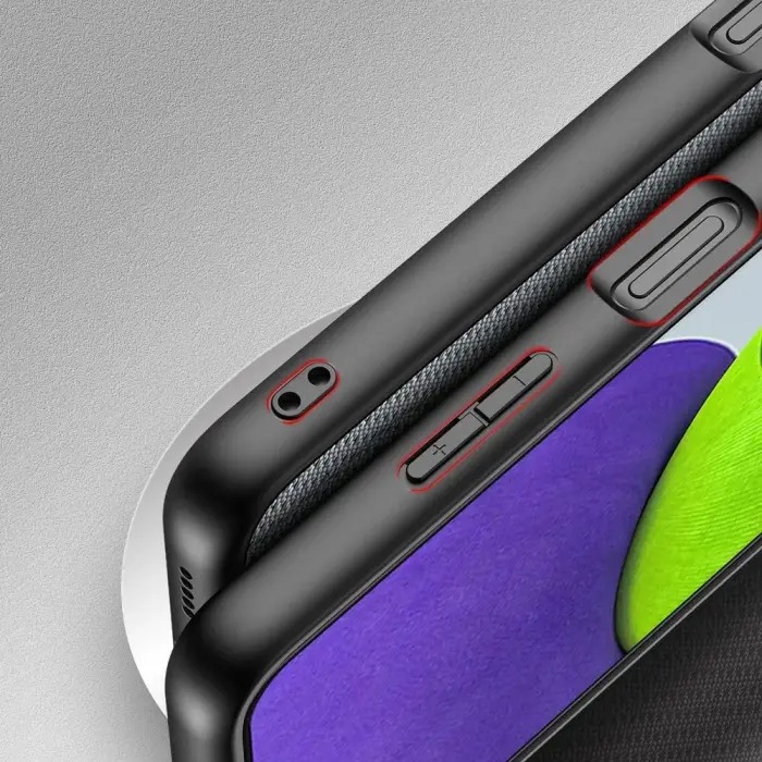 Dux Ducis Fino case covered with nylon material for Samsung Galaxy A22 4G gray Фото 13