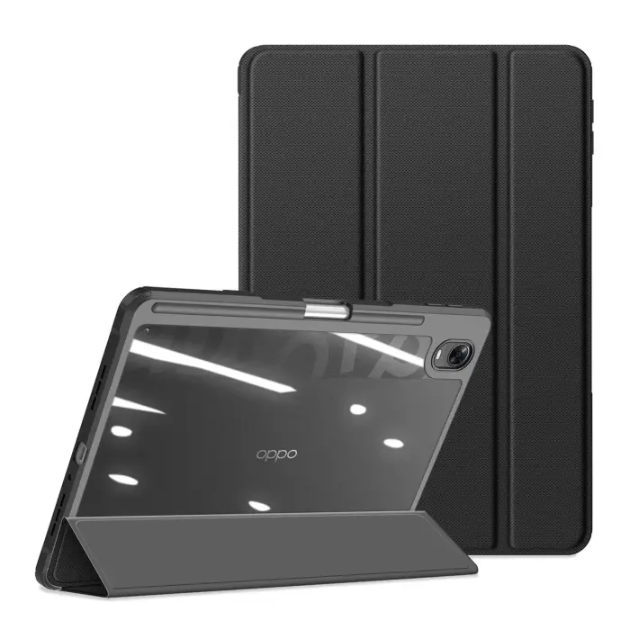 Dux Ducis Toby Armored Flip Smart Case for Oppo Pad with Stylus Holder Black Photo 14
