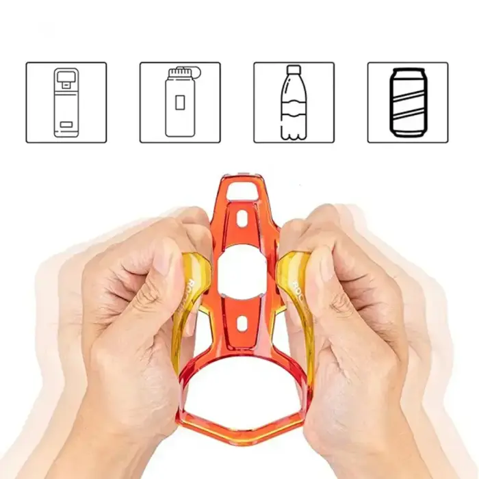 Rockbros FK338 Bike Bottle Holder - Red and Yellow Фото 6