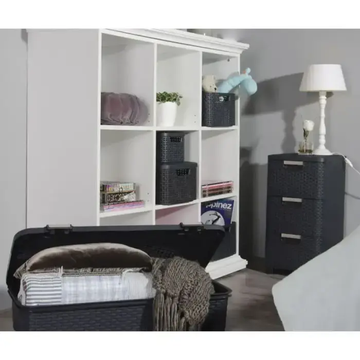 Kumode ar 3 atvilktnēm Style 33x38x60cm tumši brūna Foto 8