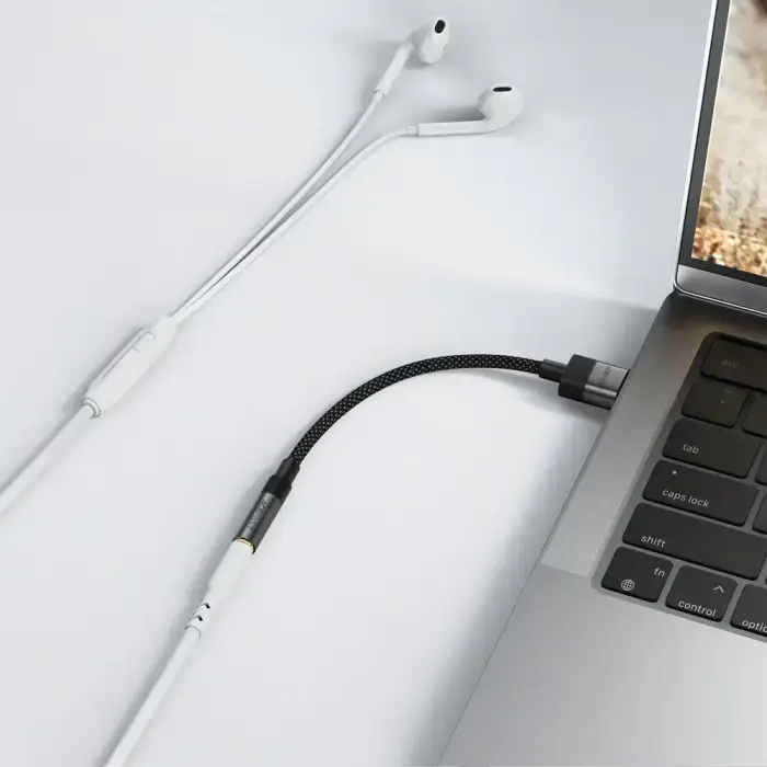 Acefast J13 USB-A to 3.5mm mini jack adapter - black Photo 7