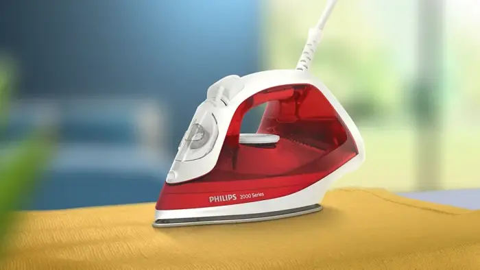 PHILIPS 2000 sērijas Tvaika gludeklis, 2000W, sarkans Foto 6
