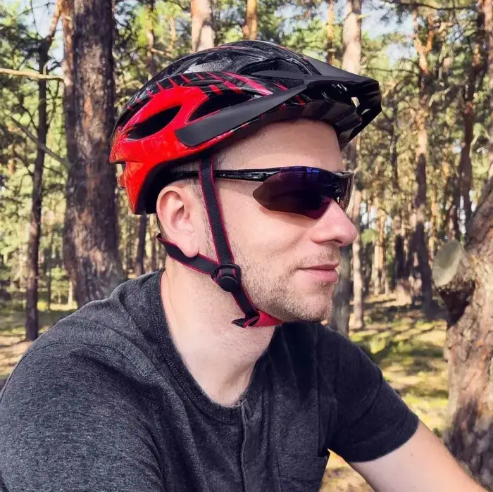 Rockbros 10003 Polarized Cycling Glasses - Black Foto 7