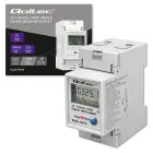 Qoltec Single-phase electronic energy consumption meter for DIN rail | RESET | periodic and continuous meter | 230V | 60A | LCD | LED | 2P Foto 15