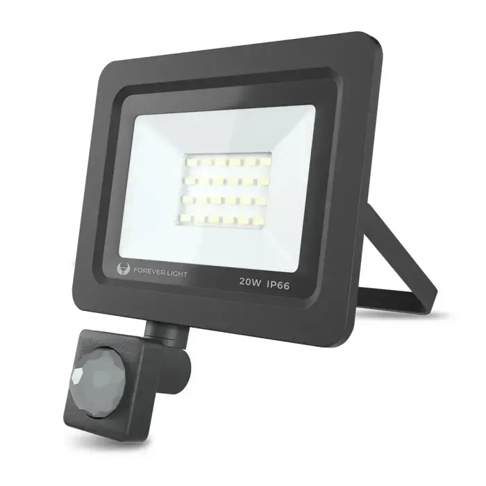 Floodlight LED PROXIM II 20W |4500K| PIR IP66 Forever Light Foto 2