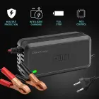Qoltec Intelligent microprocessor charger 12V 5A | Rectifier for AGM GEL SLA battery | 6 - stage charging Фото 3