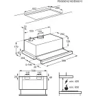 Electrolux izvelkams tvaika nosūcējs, 60 cm, C, melns Фото 4