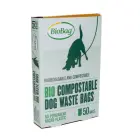 Suņu ekskrementu maisi kompostējami BioBag Dog on box (50 gab. kastē) 20mkr. 20x32cm melni  Foto 1