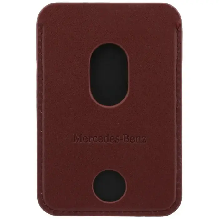 Magnetic Card Wallet Mercedes Leather red Foto 3
