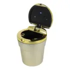 Car ashtray CHROM gold Foto 2