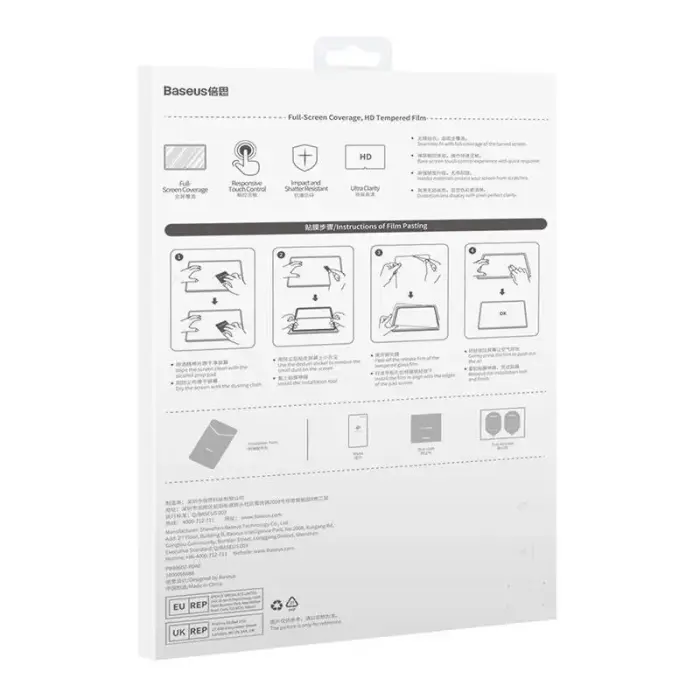 Baseus Crystal Tempered Glass 0.3mm for tablet Huawei MatePad|MatePad Pro 10.8" Foto 10