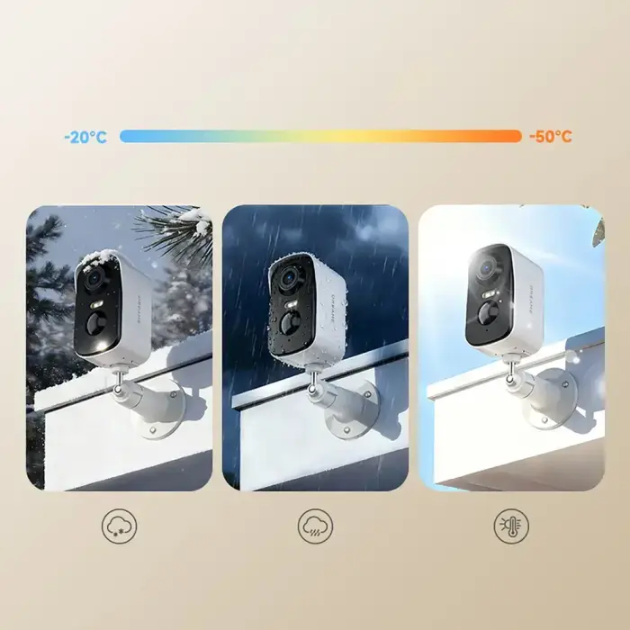 Dreame Navo Care SE 1 Outcam outdoor camera with solar panel - white Foto 6