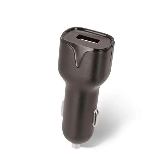 Setty car charger | 12W | USB-A | with USB-C cable included | black Photo 3