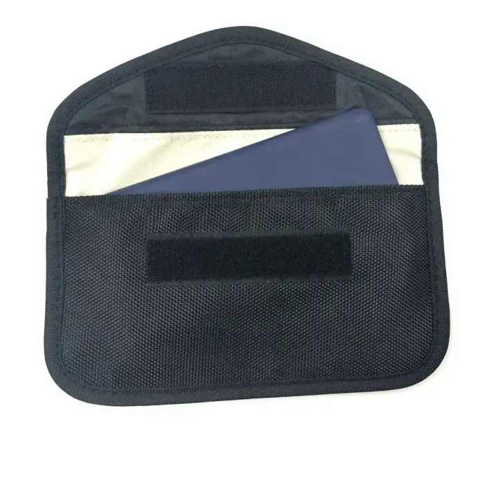 Anti-theft Case for Car Keys Phone Radio Blocking Faraday Box Faraday Cage 20cm x 11cm Black Фото 10
