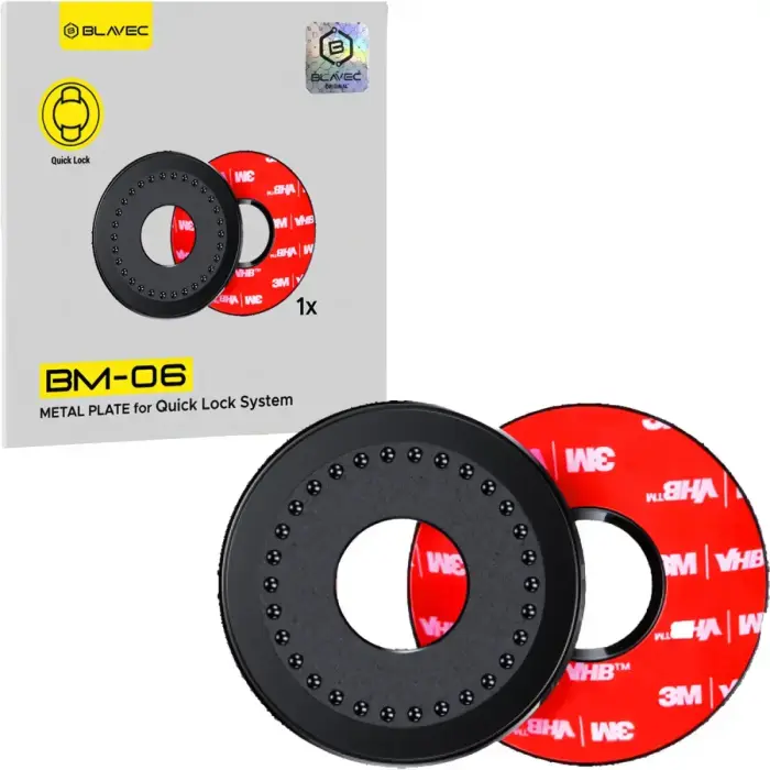 Blavec Blaszka do uchwytu Quick Lock BM-06 ring czarna Photo 2
