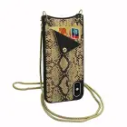 BAG - SNAKE Leather Case - IPHONE XS MAX Gold Foto 3