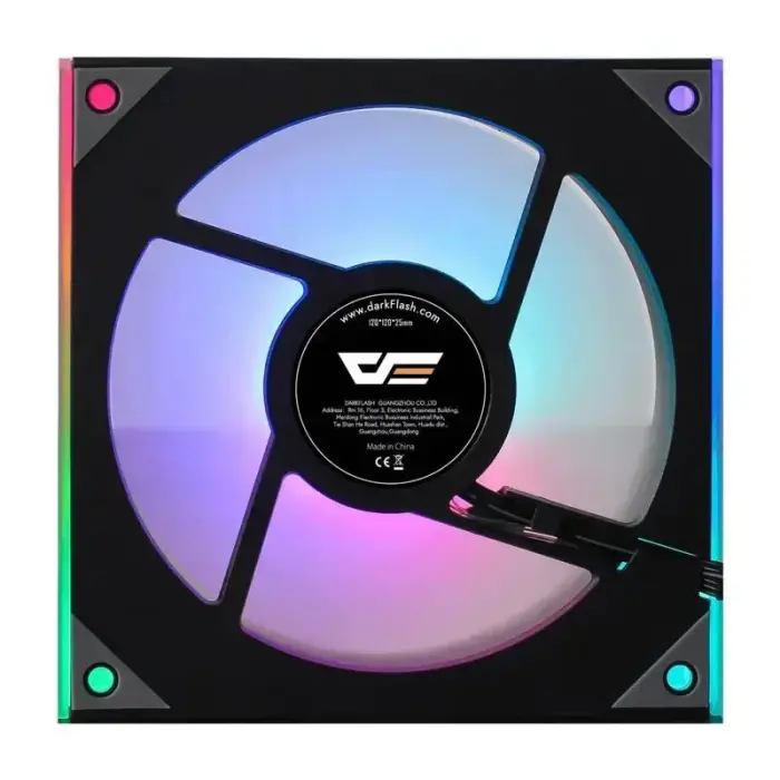 Darkflash DM8 ARGB Cooling Fan (Black) Foto 2