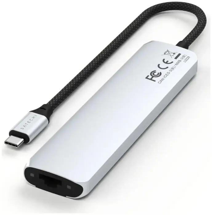 Adapter HUB 7in1 USB C Satechi Slim ST-P7SS silver Фото 3