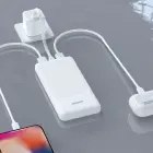 Dudao K10 внешний аккумулятор (powerbank) | 10000 mAh | 12W | USB-C, USB-A | LED дисплей | черный Фото 6