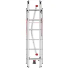 Combination stairs S100 Hailo ProfiLOT / aluminium / 2x6+1x5 steps Photo 5