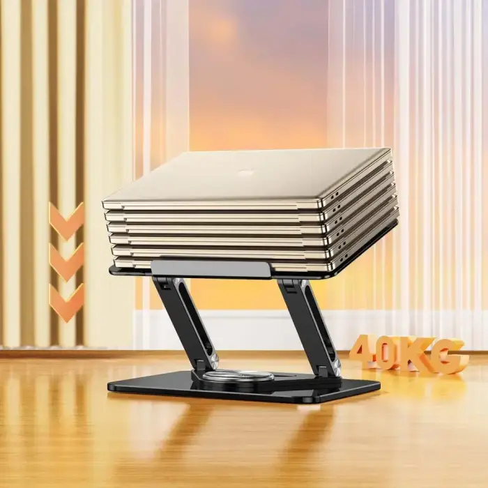 Wozinsky WRS-CPY84SB 360 Aluminum Laptop and Tablet Stand + Free Smartphone Stand - Black Фото 19