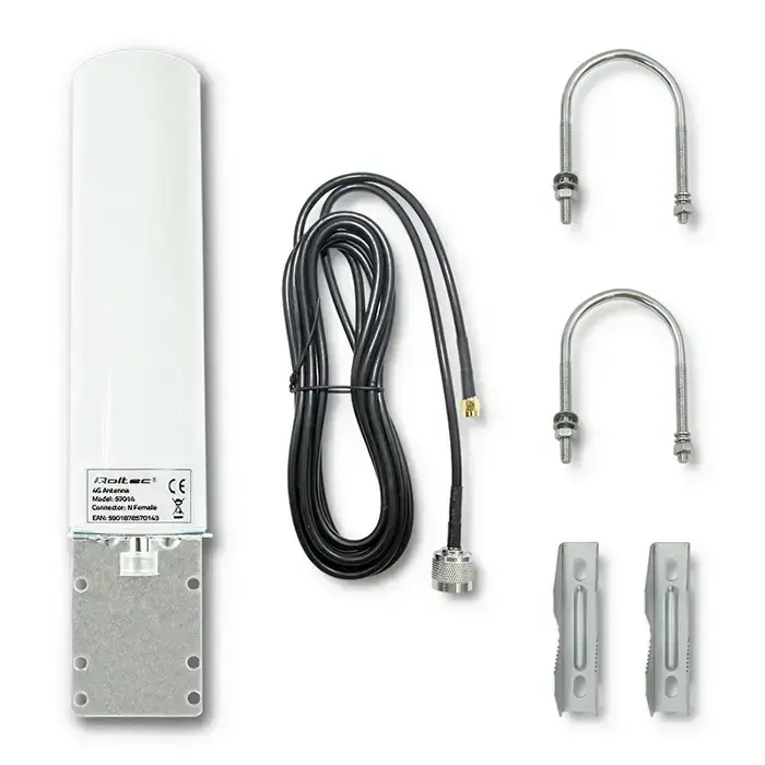 Qoltec Omnidirectional Antenna 4G LTE DUAL | 30dBi | Indoor | Outdoor Фото 5