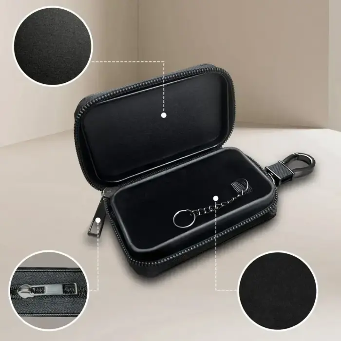 KLATKA FARADAYA TECH-PROTECT KLR300 POUCH KEYLESS RFID SIGNAL BLOCKER CASE BLACK Foto 3