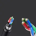 UGREEN AV183 Mini jack cable 3.5mm, AUX, 3m (black) Photo 10