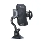 Car phone holder Forcell F-Grip Carbon Bracket arm 17cm windshield black Photo 2