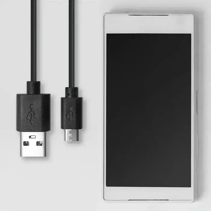 Qoltec USB A male | micro USB B male | 0.5m | BULK cable Фото 4