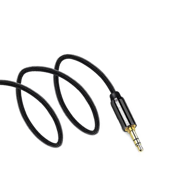 Wozinsky AUX cable angled (male-male) mini jack cable 2 m black Photo 4