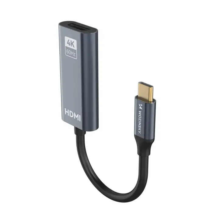 Wozinsky WACH-01 USB-C - HDMI 4K 60Hz Adapter - Black Фото 2