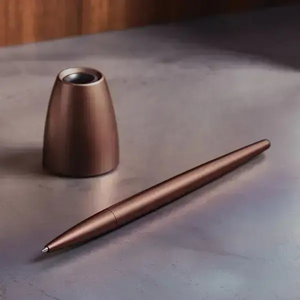 Lexon Scribalu Pen with Base bronze LS64BZ Photo 5