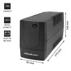 Qoltec Uninterruptible power supply UPS Line Interactive | Monolith | 1000VA | 600W Photo 4