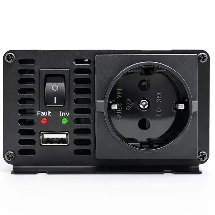 Qoltec MS Wave Voltage Converter | 12V to 230V | 300/600W | USB | Compatible with LiFePO4, GEL and AGM batteries Фото 10