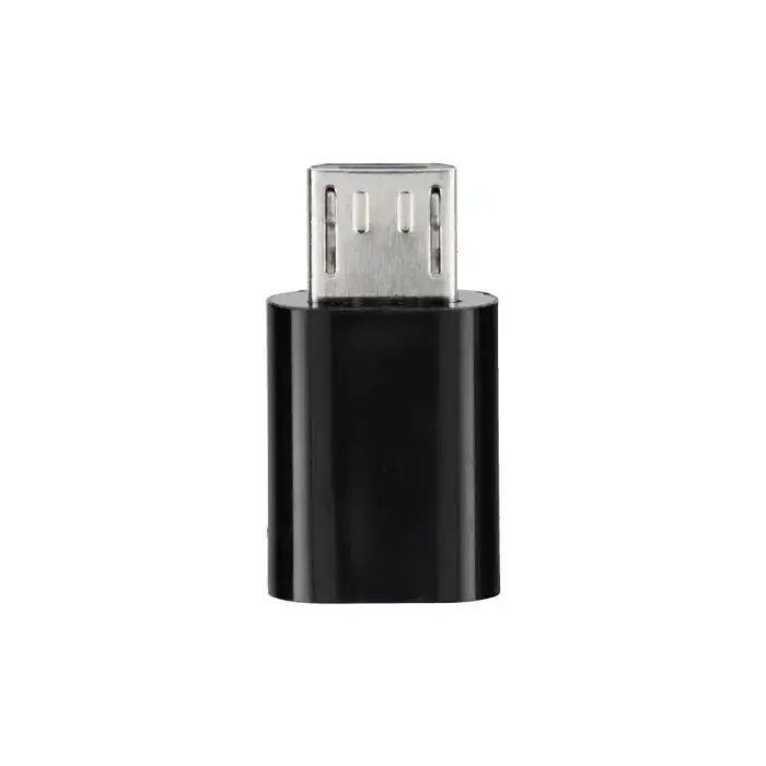 Adapter Type C to Micro USB Blue Star - black Photo 3